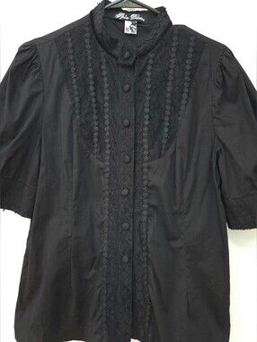 Spin Doctor Gothic Lolita Button Up Top XL